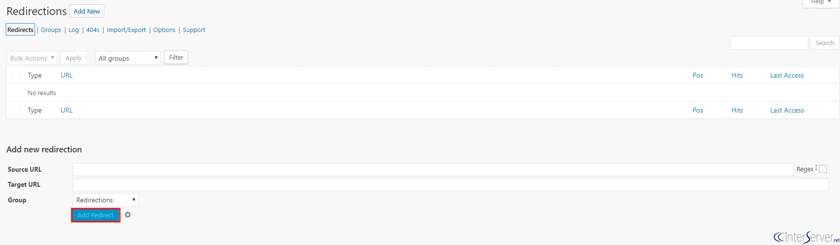 WordPress Redirection