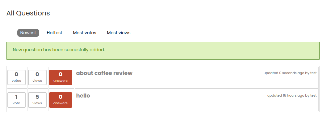 Cm Answer Demo