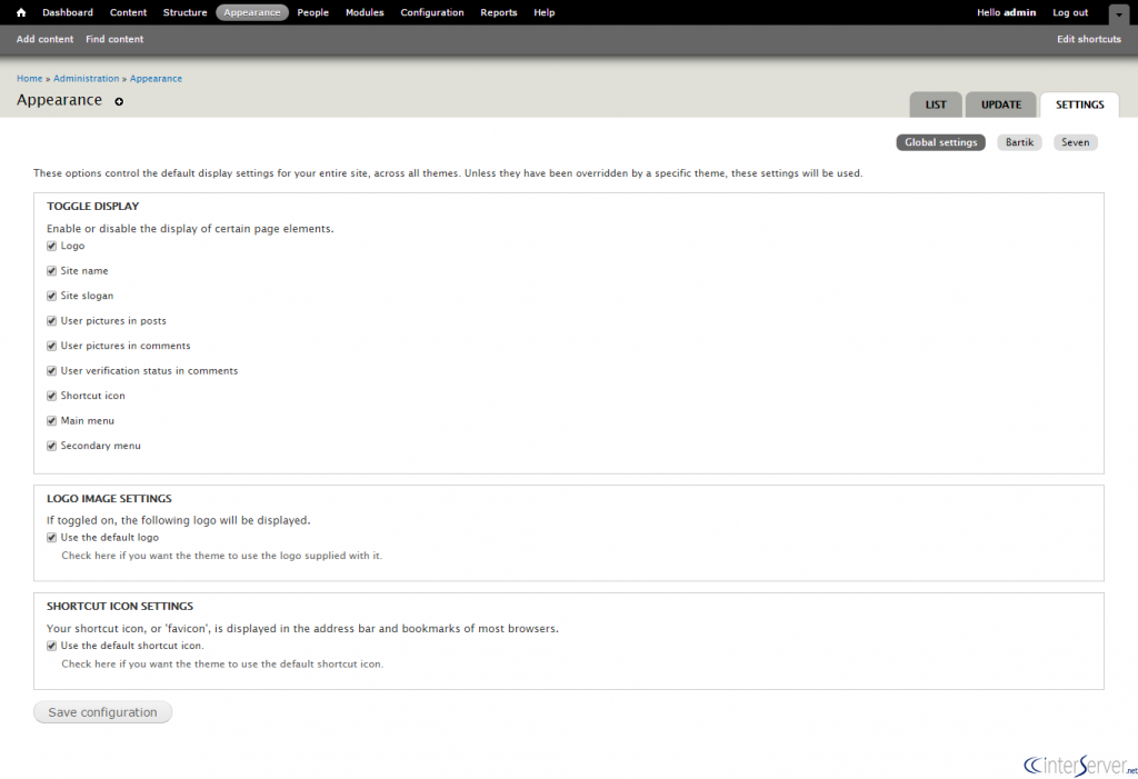 Upload custom logo in Drupal