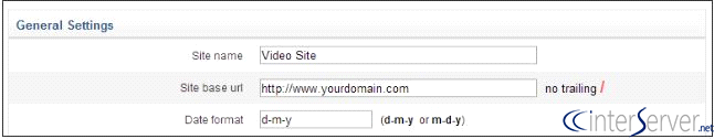 Configure Settings