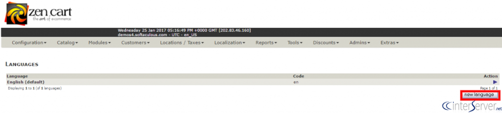 Manage Languages