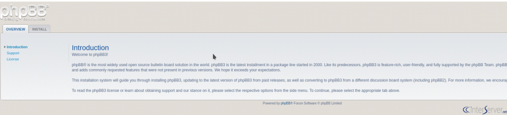Install phpBB