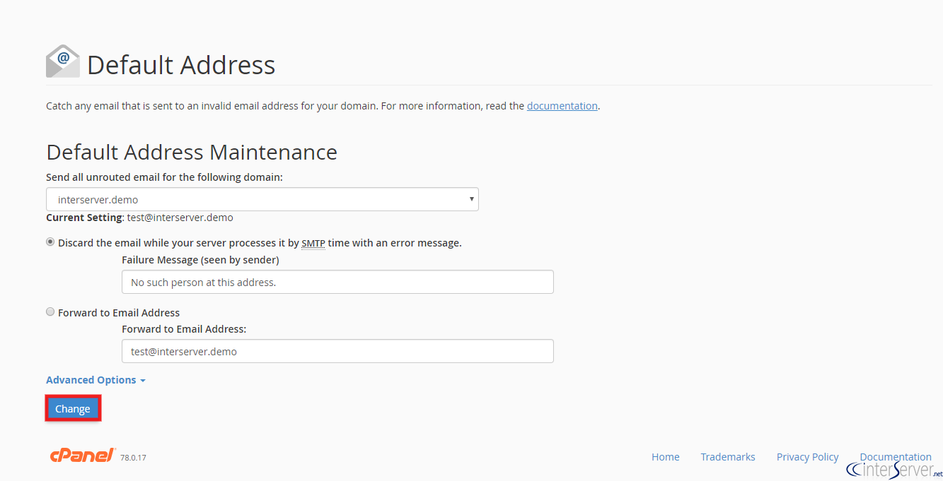 domain missing