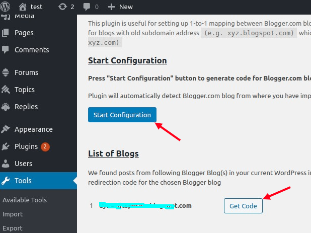 Migrate from Blogger to WordPress - Step 4