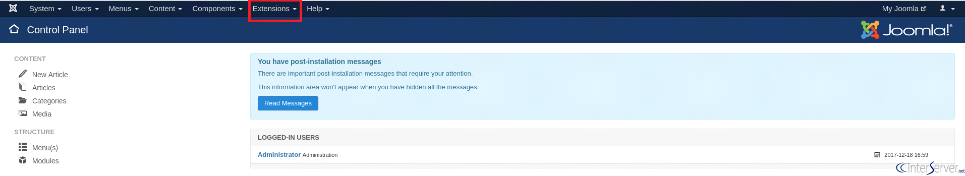 uninstall extension