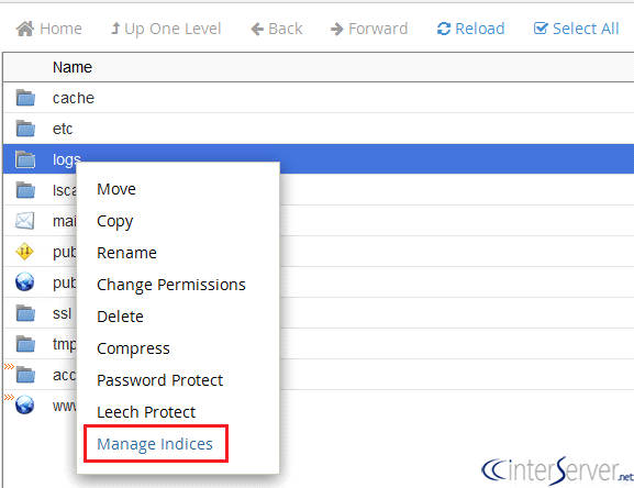 Disable Directory Listing