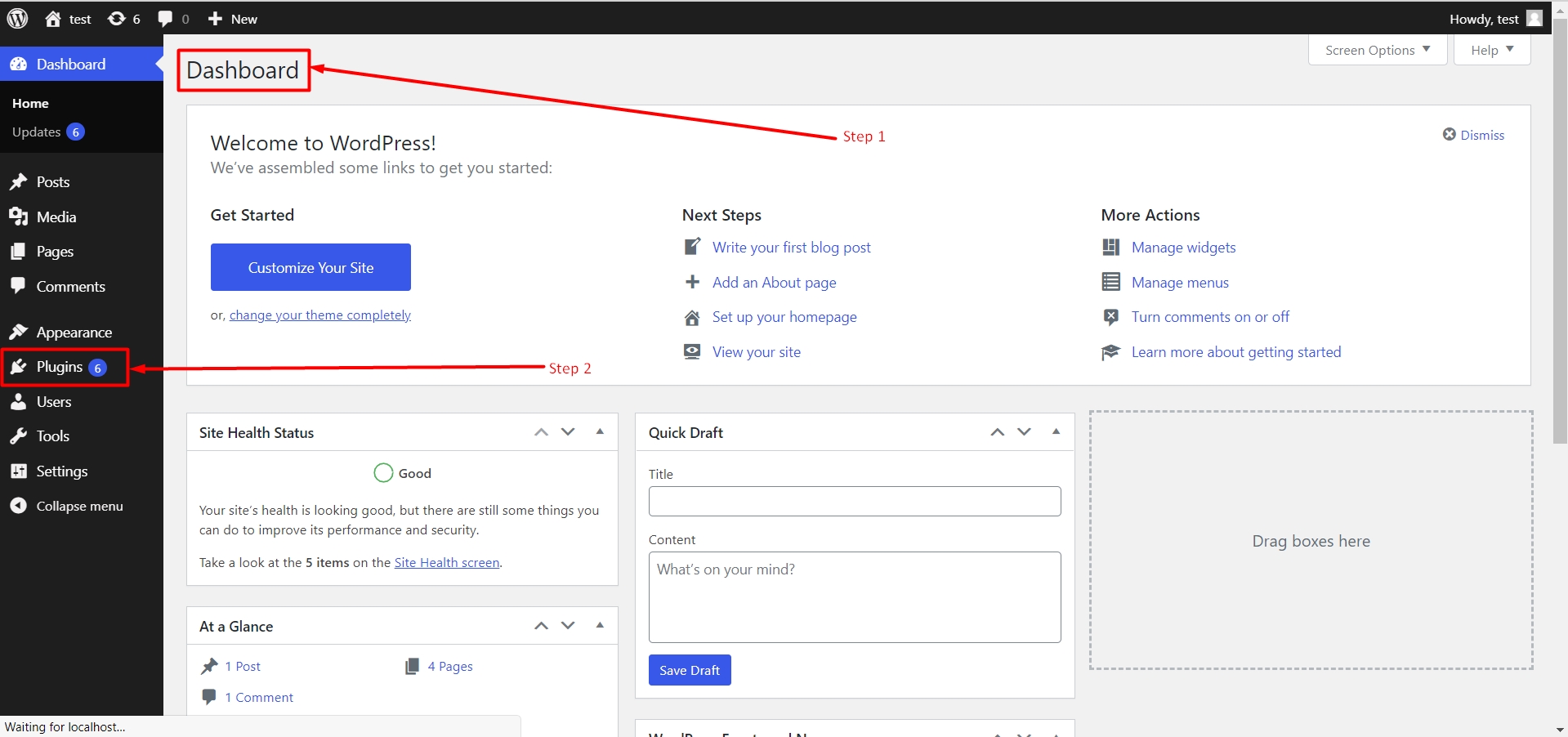 How to install WP Rollback in WordPress - Step 1 and 2