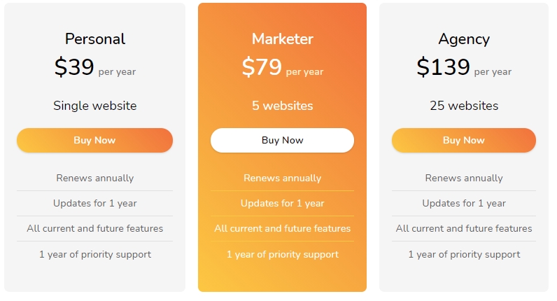 Hurry timer pricing