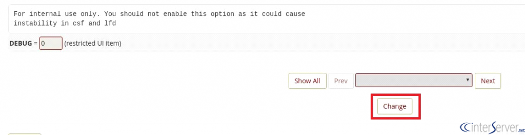 Disable LFD alerts
