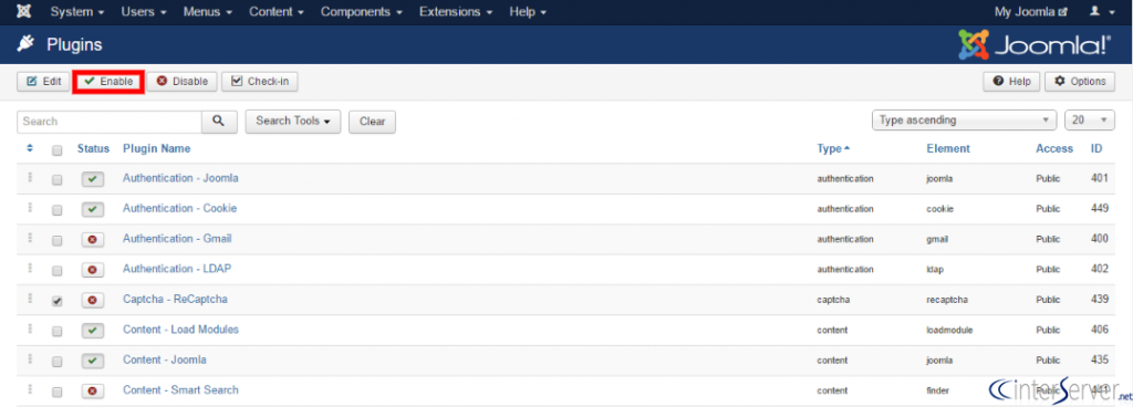 Enable Plugins