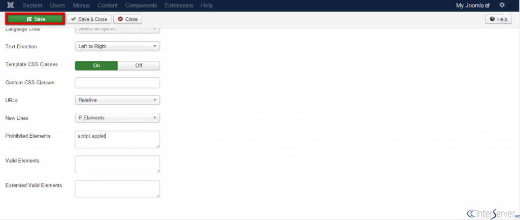 Use iframe in Joomla