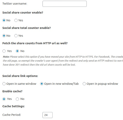How to use AccesPress social sharing plugin