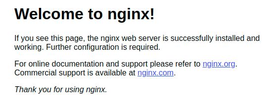 Nginx default page - Manage Nginx virtual host in Ubuntu