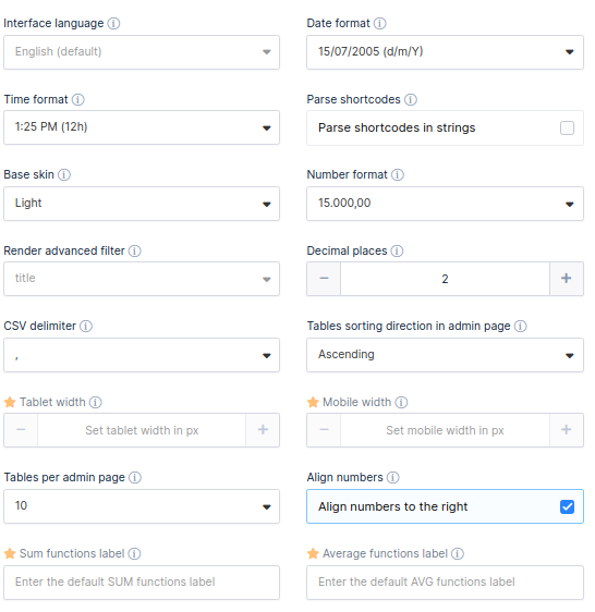 WPDataTables- Best Table and Chart maker Plugin for WordPress screenshot 3