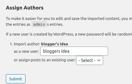 Migrate from Blogger to WordPress - Step 2