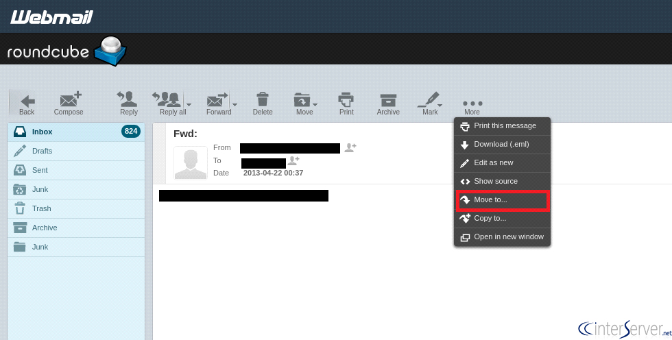 Mail archiving