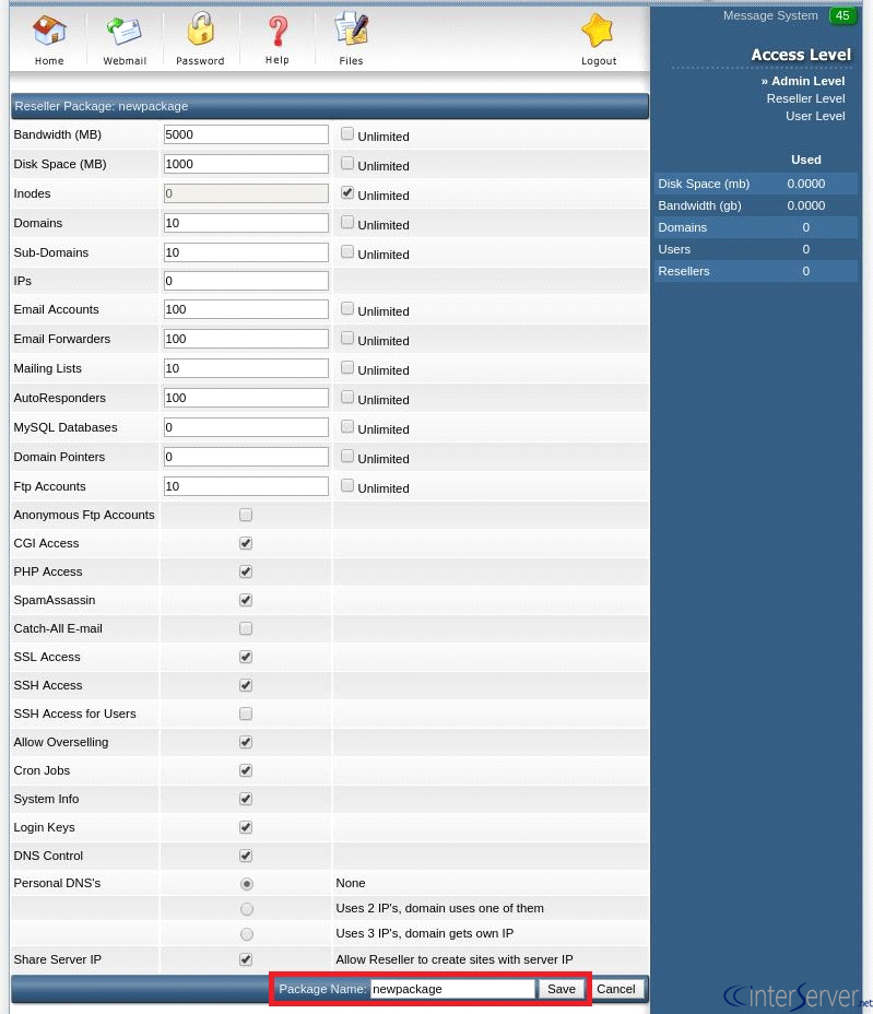 reseller account