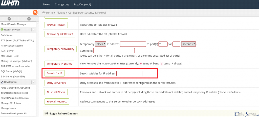 Manage CSF