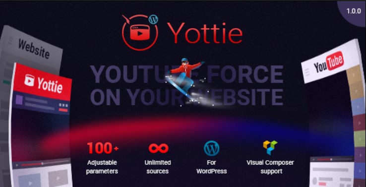 4.Yottie YouTube WordPress Gallery for YouTube