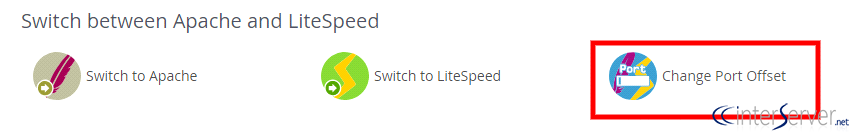 change port in litespeed