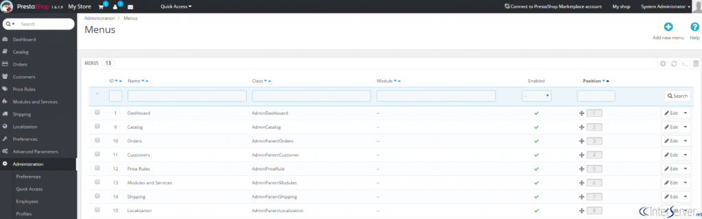 create-menus