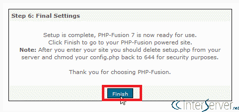 Install Php Fusion6