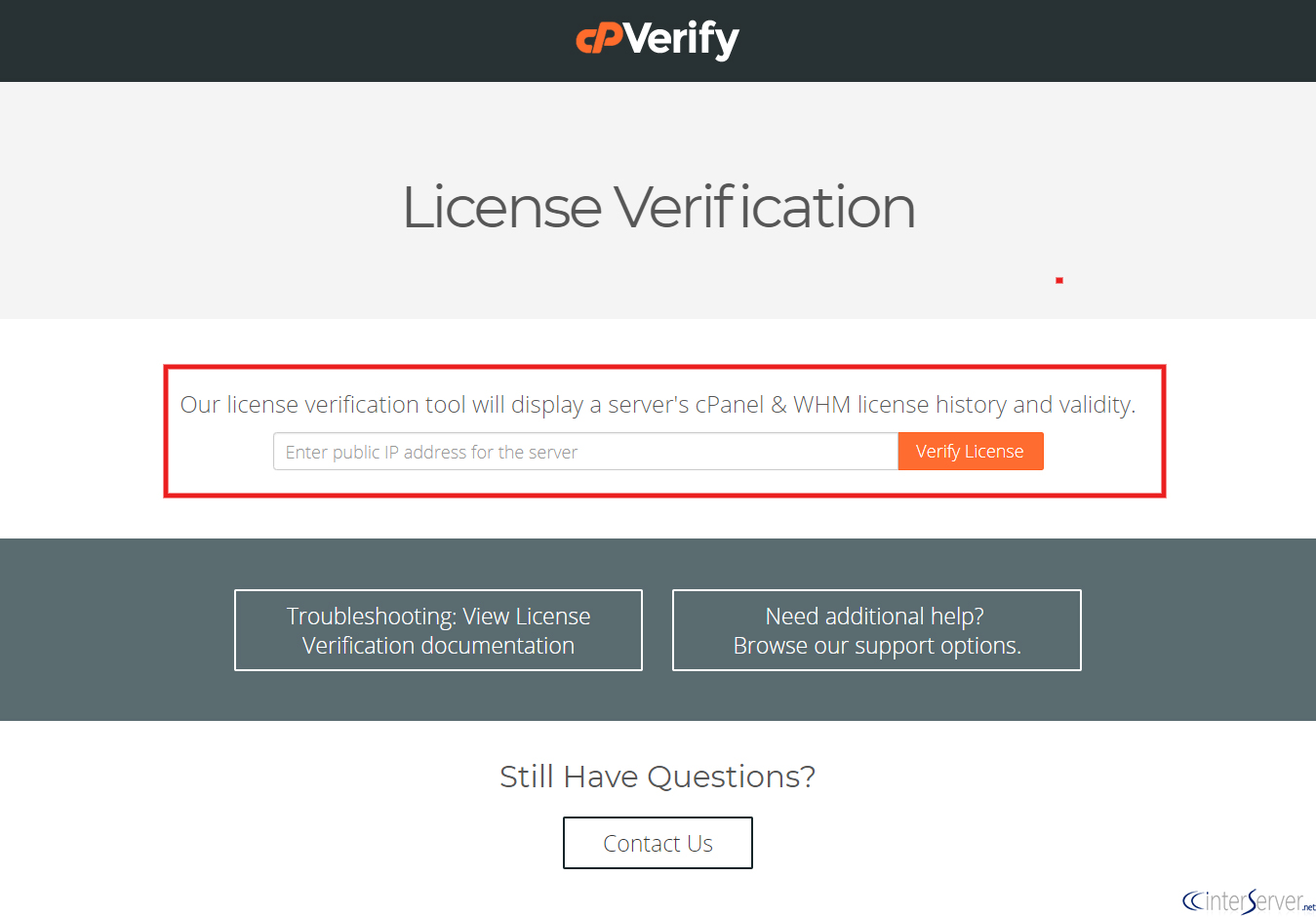 Invalid License