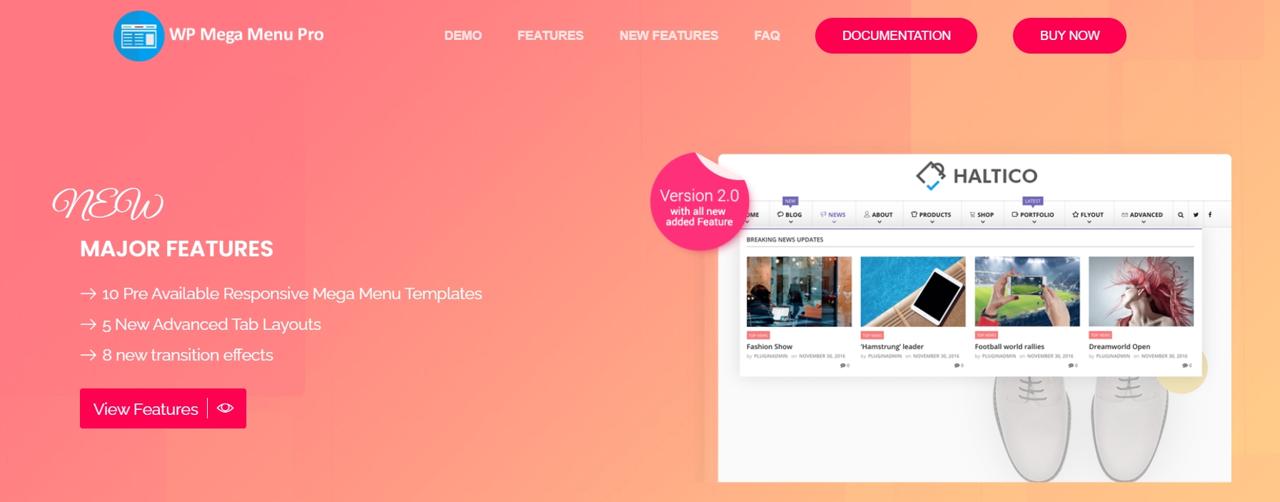 WP Mega Menu Pro - Responsive Mega Menu Plugin for WordPress