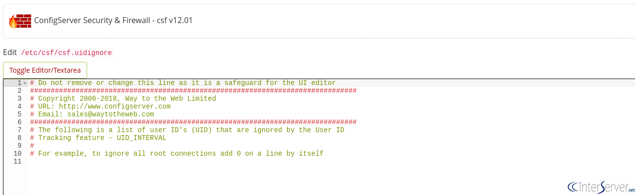 Disable lfd alert