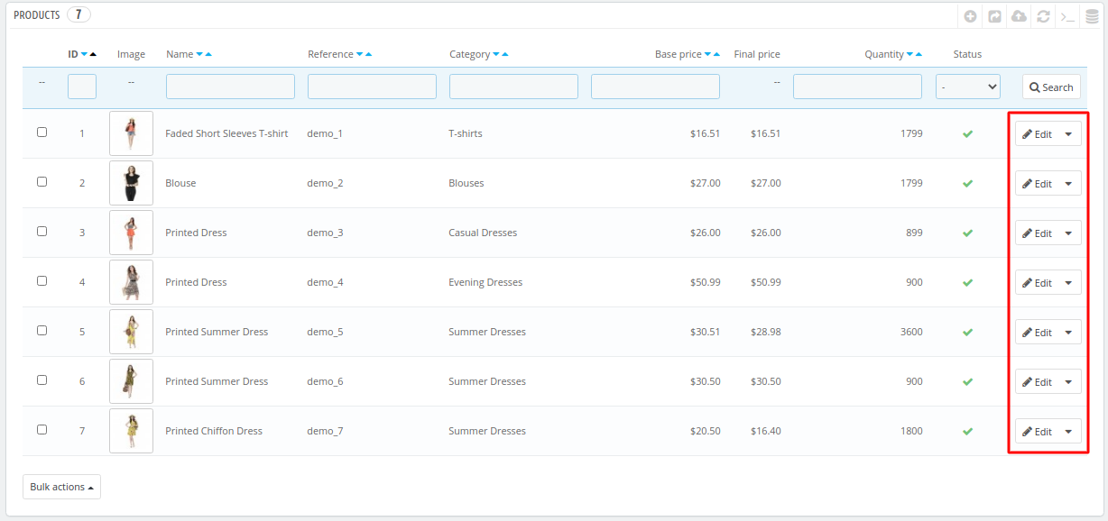Add product images in Prestashop - Step 2