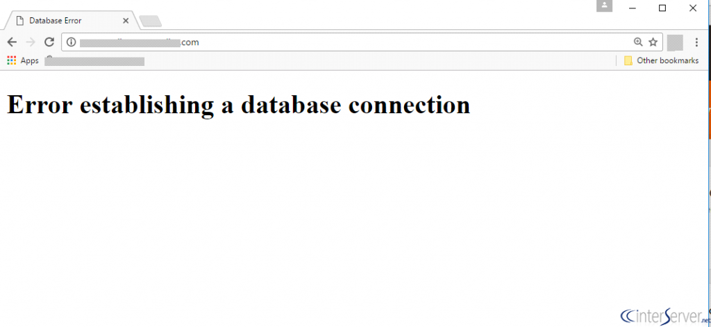 Database Error