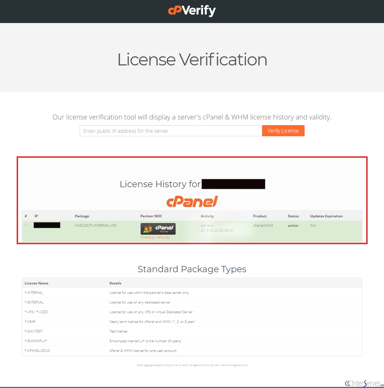 Invalid License
