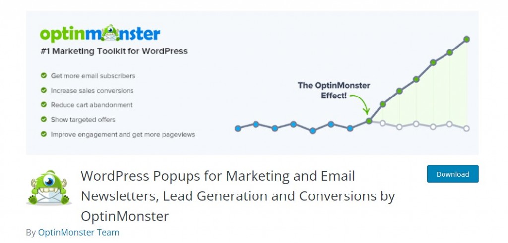 4.WordPress Pop-ups by OptinMonster Team