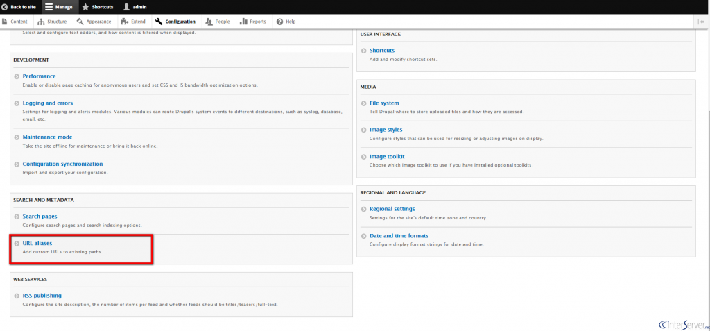 URL alias in Drupal