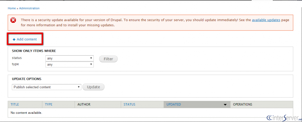 Add Article in Drupal