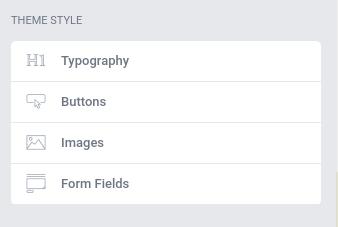 How to manage theme style in Elementor
