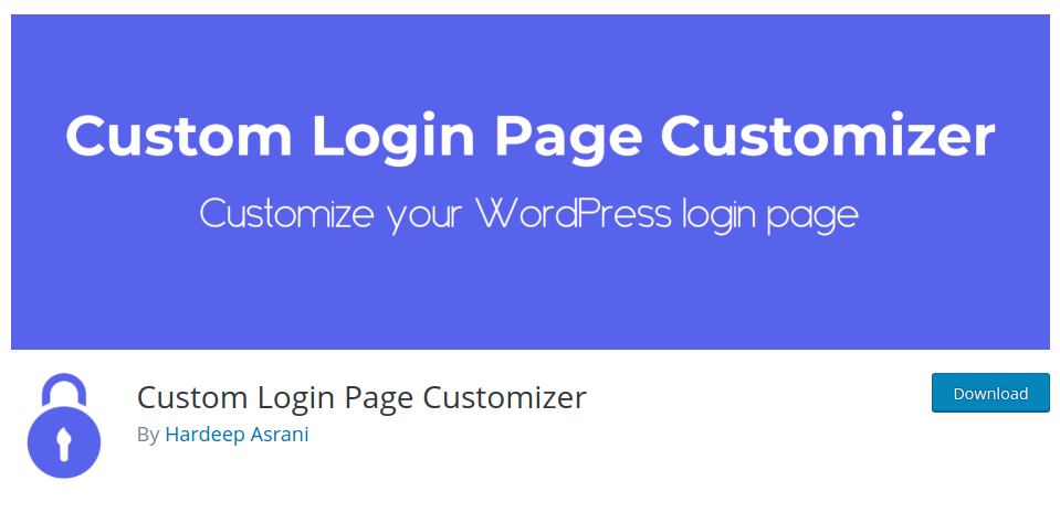 Custom Login Page Customizer for WordPress