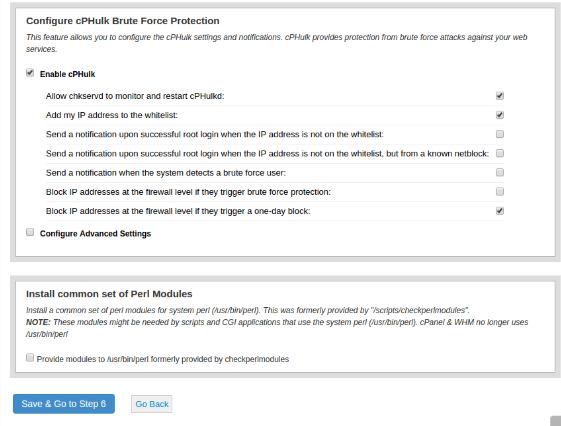 Install cPanel