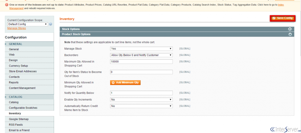 Allow Backorders in Magento