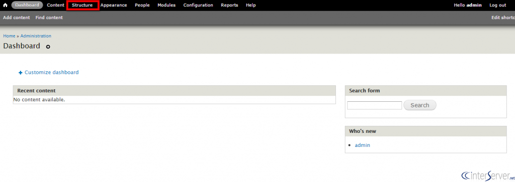 Create menus in Drupal