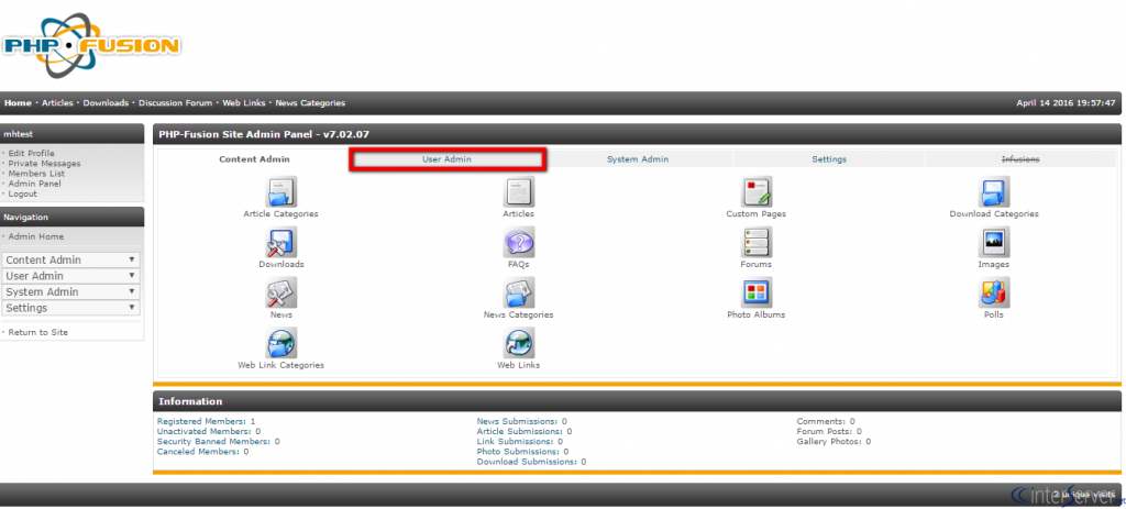 Manage Blacklist