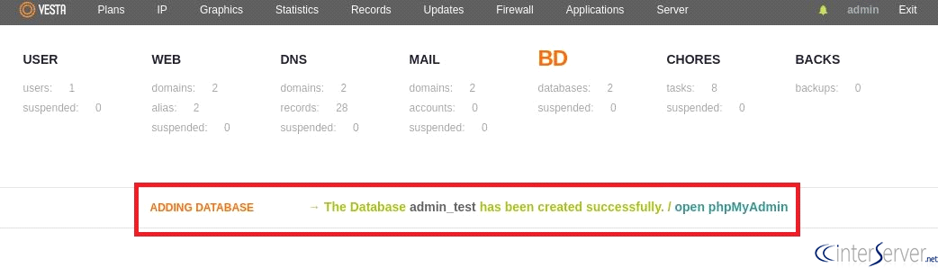 create database