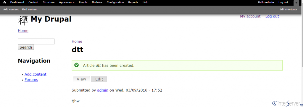 Add Article in Drupal