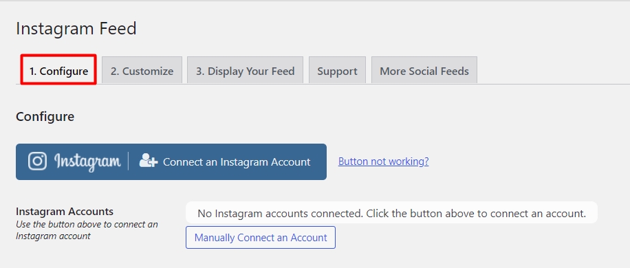 Add Instagram feed widget in WordPress