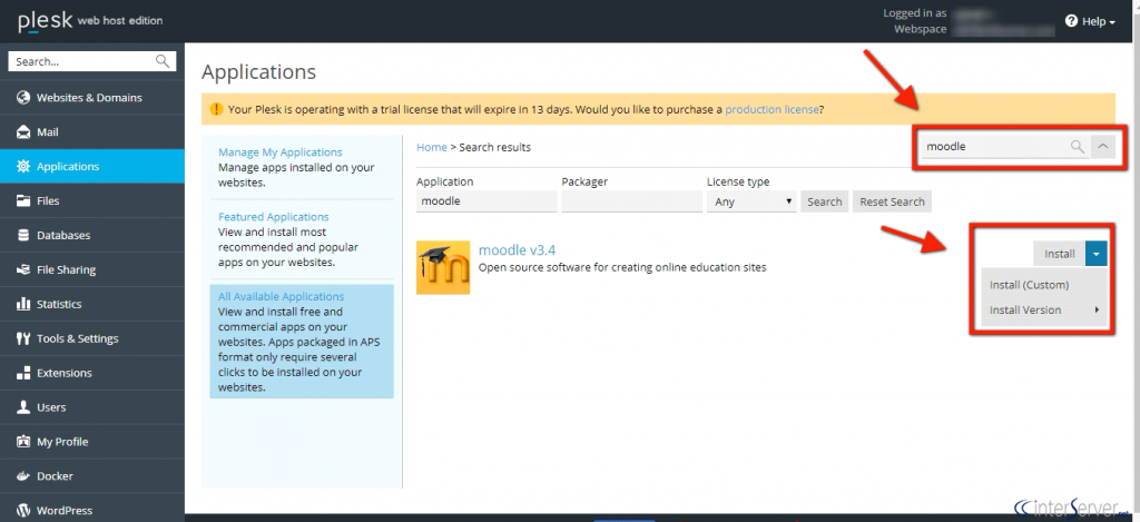 Install Moodle
