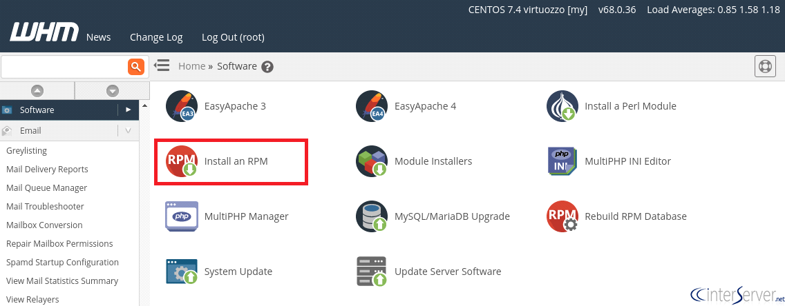 Install an RPM