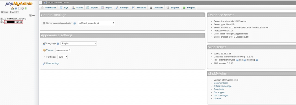 Create Database Table Manually in phpMyAdmin