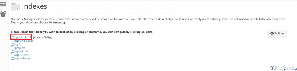 Avoid Index of