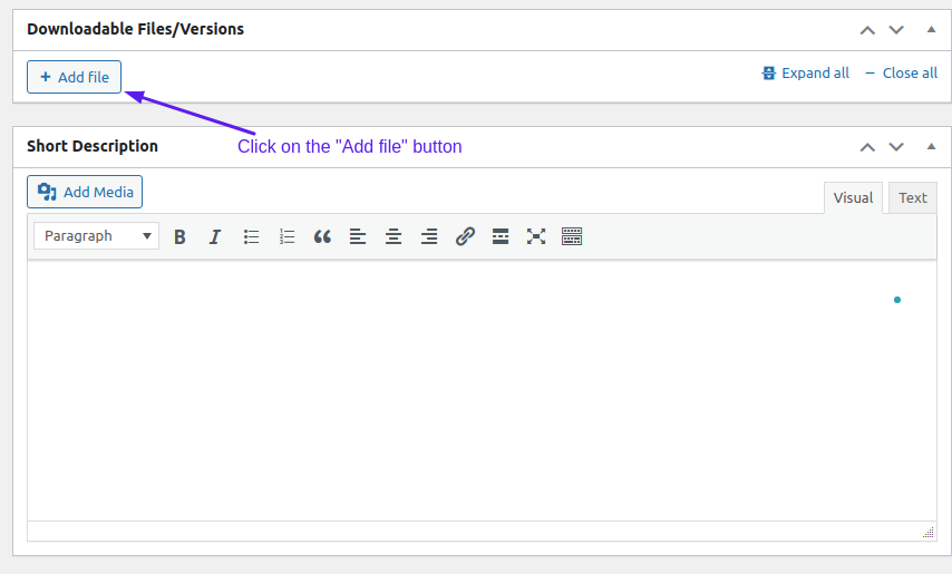 Add downloadable files