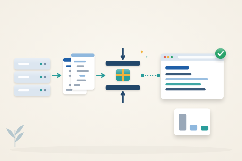 Brotli makes text files smaller before Nginx sends them to the browser.